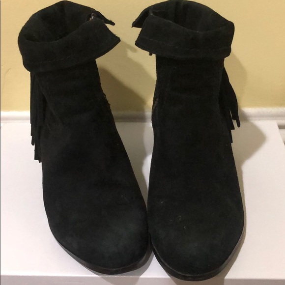 Sam Edelman Louie Fringe Booties - size 6.5 - Picture 2 of 6